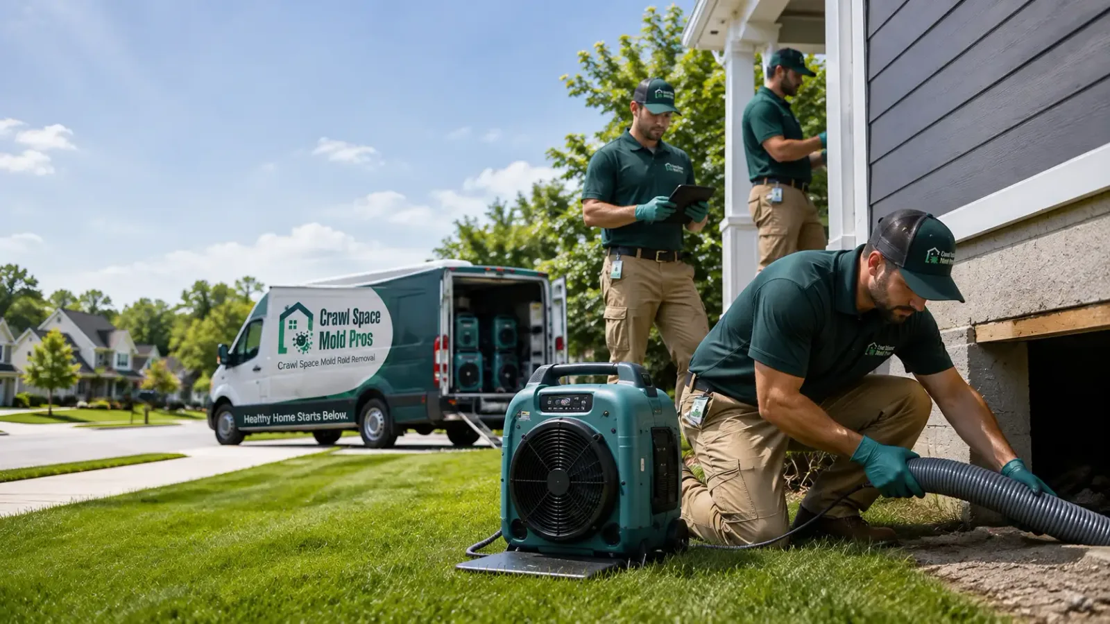 Crawl Space Mold Removal in Newtown, MO